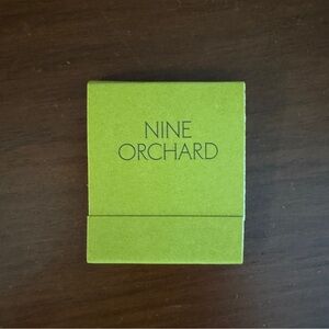 NYC restaurant matchbook - Nine Orchard